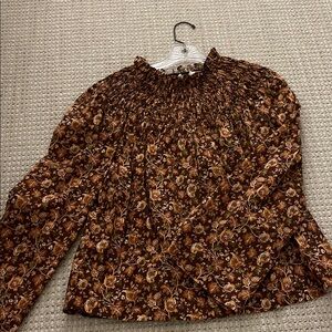 Doen Floral Brown Blouse